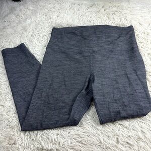 Lululemon Align Pant II 25" Mini Heathered Herringbone Heathered Black White